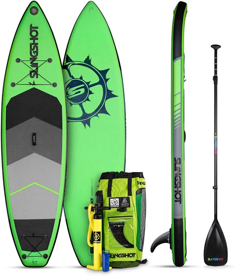 Crossbreed Airtech Inflatable SUP - Green | Slingshot Sports