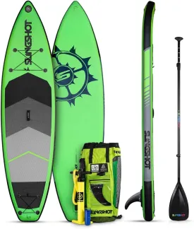 Crossbreed Airtech Inflatable SUP - Green | Slingshot Sports