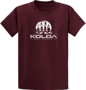 Koloa Surf Men's Surfboards at Sunset Heavyweight Tees in Regular, Big & Tall