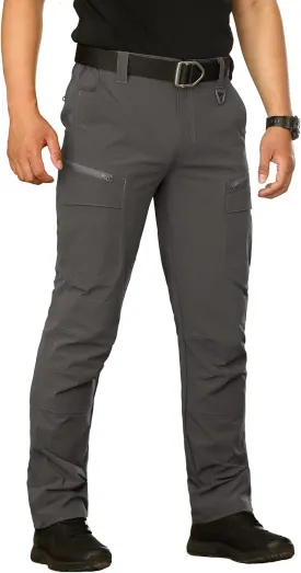 NAVEKULL Men's Lightweight Tactical Hiking Pants Quick Dry Stretch Multi-Pockets Outdoor Work Cargo Pants