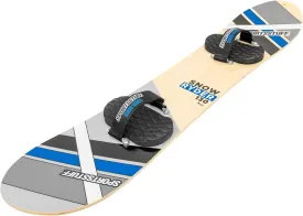 SportsStuff Snow Ryder Hardwood Snowboard, Beginner's Wood Snowboard, Multiple Sizes/Colors