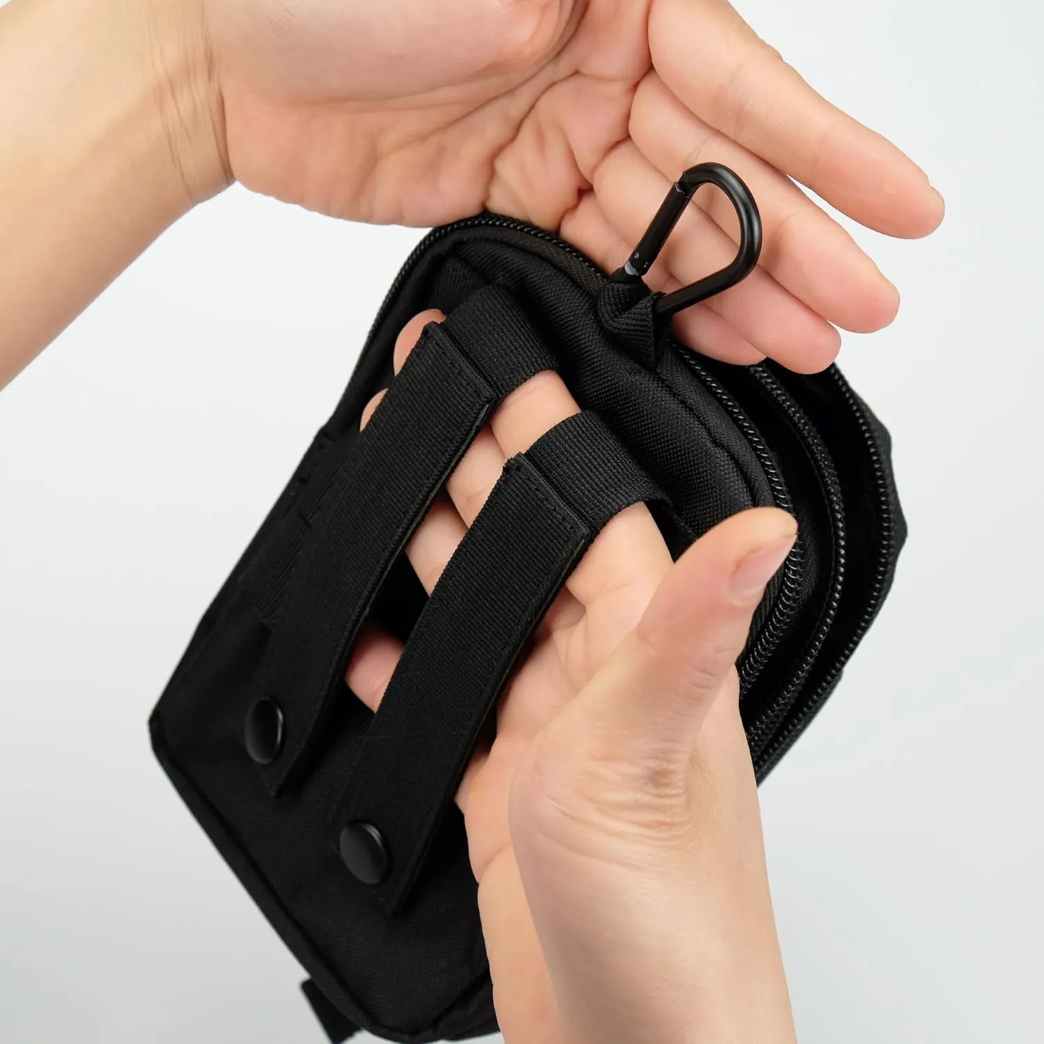 Tactical Waist Pouch MOLLE EDC Pouch Outdoor Man Waist Bag with Phone Belt Clip Holder Holster Carrying Pouch for Smartphone
