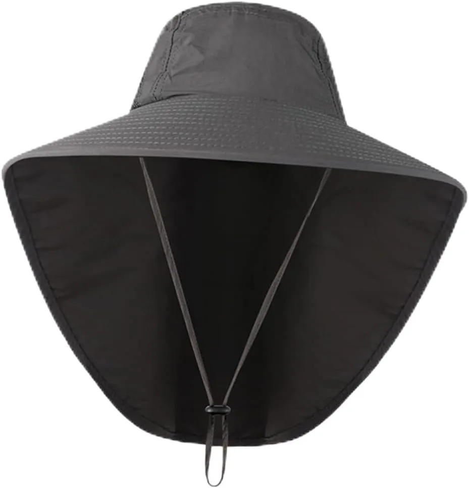 VALICLUD Outdoor Caps Fishing Skull Cap UV Net Hat Hats Waterproof Bucket Hat Visor Hat Sun Hat Hard Hat Sun