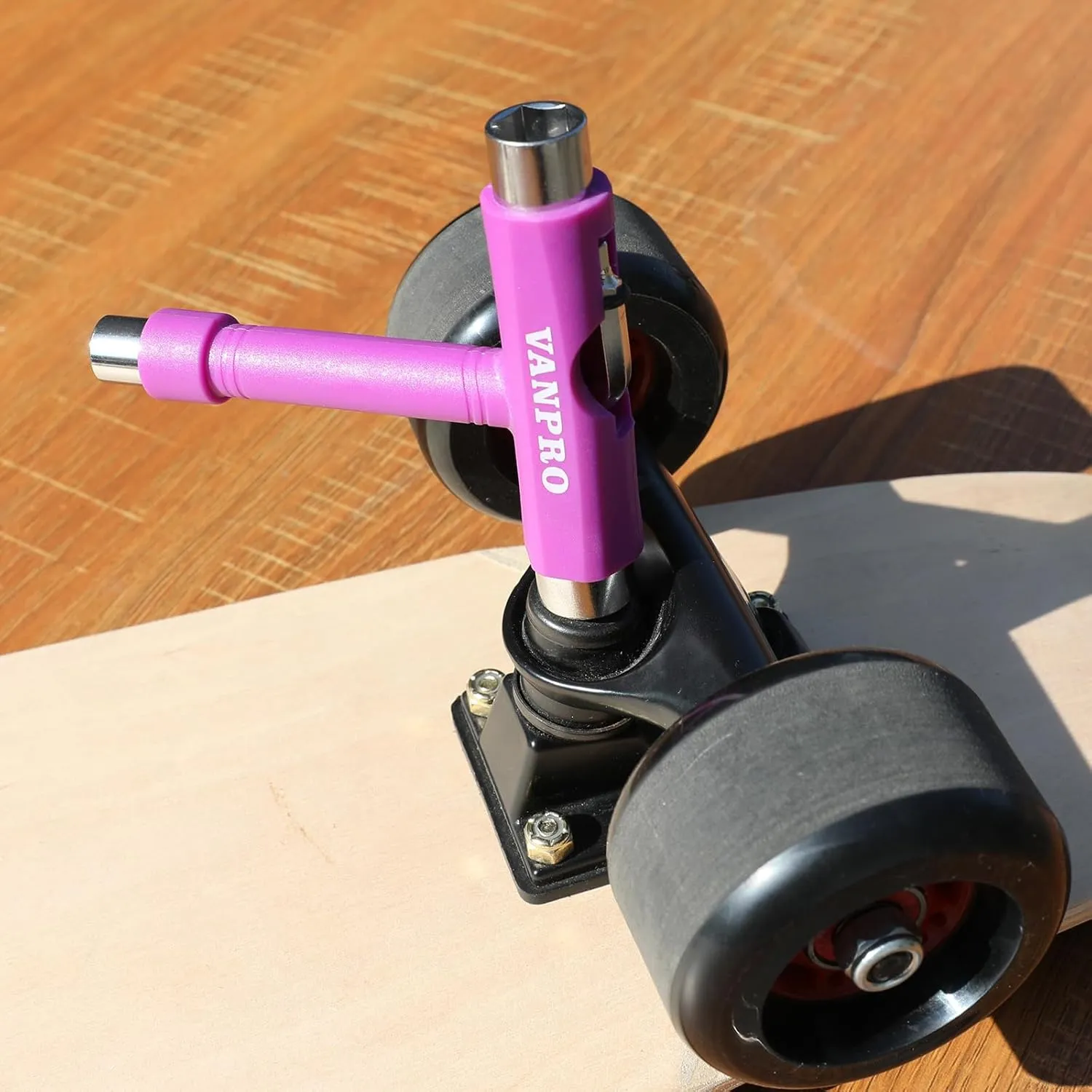 Vanpro skateboard tools skate tool all in one Used for installation and maintenance of various skateboards and roller skatesetc.(Snow Purple, Pack of 1)