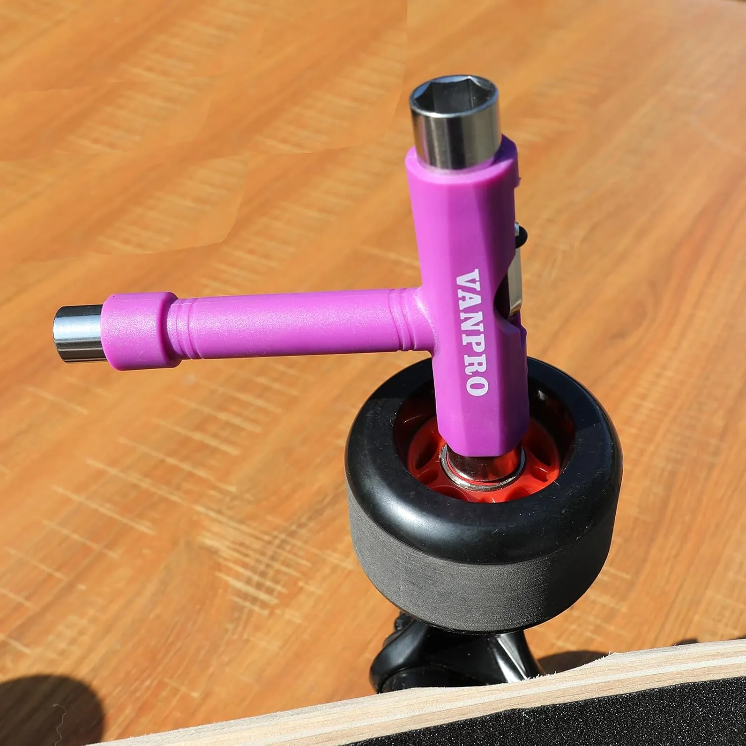 Vanpro skateboard tools skate tool all in one Used for installation and maintenance of various skateboards and roller skatesetc.(Snow Purple, Pack of 1)
